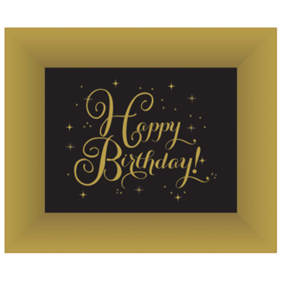 Image sur TABLEWARE - GOLD BIRTHDAY LARGE TRAY