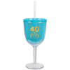 Picture of 40th - 40 AND FLIRTY PLASTIC WINE CUP