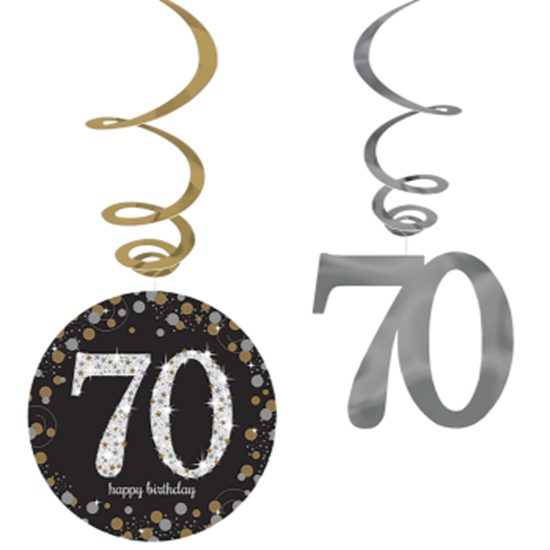 Image sur 70th - SPARKLING CELEBRATION SWIRL