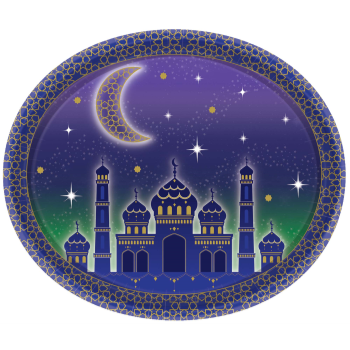 Image de EID - RAMADAN CELEBRATION 12" OVAL PLATES