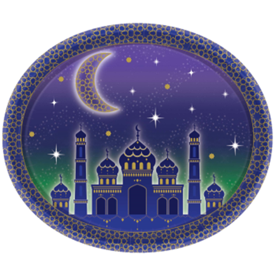 Picture of EID - RAMADAN CELEBRATION 12" OVAL PLATES