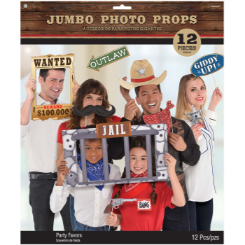 Picture of DECOR - WESTERN JUMBO PHOTO PROP KIT