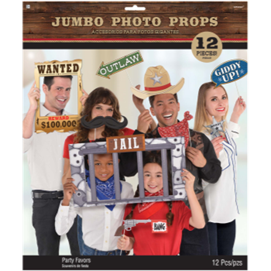 Image sur DECOR - WESTERN JUMBO PHOTO PROP KIT