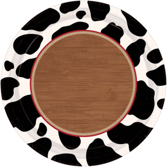 Picture of TABLEWARE - YEEHAW 7" ROUND PLATES