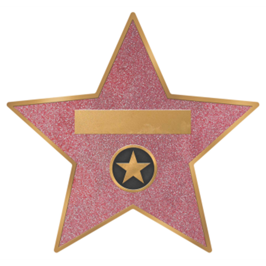 Picture of GLITZ & GLAM STAR DECAL CLINGS