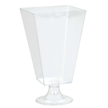 Picture of CLEAR SQUARE PLS PEDESTAL JAR