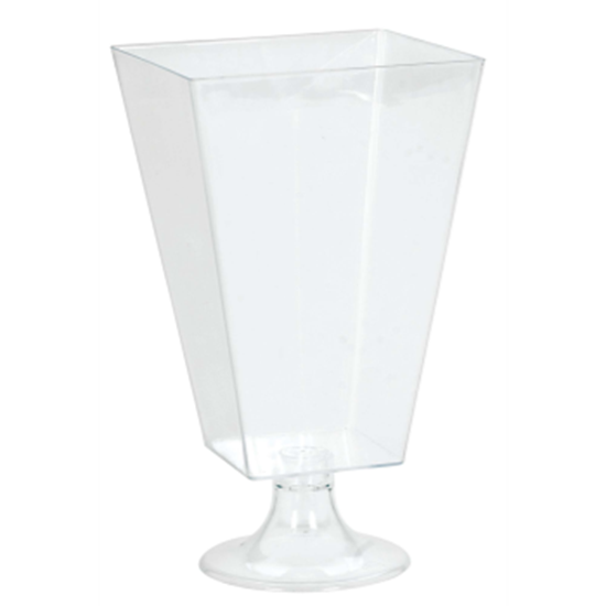 Picture of CLEAR SQUARE PLS PEDESTAL JAR