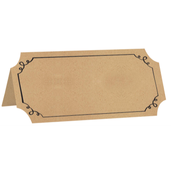 Picture of KRAFT PAPER TENT CARD 25CT