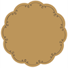 Picture of ROUND SERVING PAPERS - KRAFT (DOILIES) 40CT