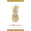 Picture of GOLD PINEAPPLE GUEST TOWEL - FOIL