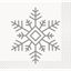 Picture of TABLEWARE - SILVER & GOLD HOLIDAY SNOWFLAKES - BEVERAGE NAPKINS