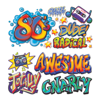 Image de 80'S GRAFFITI PROPS