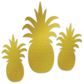 Image de FOIL PINEAPPLE SILHOUETTES