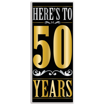 Picture of 50th - HERE'S TO 50 YEARS DOOR COVER