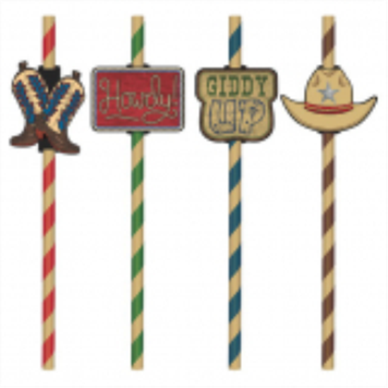 Picture of DECOR - WESTERN STRAWS WITH ADD-ONS