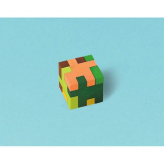 Image sur TNT PARTY "INSPIRED BY MINECRAFT" - PUZZLE CUBE ERASERS