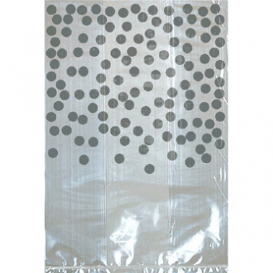 Image sur SILVER DOTS CELLO BAG 25/PK