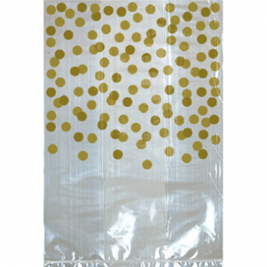 Picture of GOLD DOTS CELLO BAG 25/PK