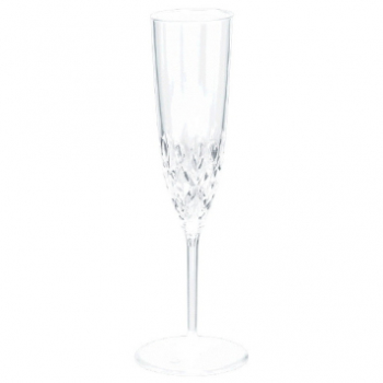 Image de COCKTAIL - CRYSTAL LOOK CHAMPAGNE FLUTES - CLEAR