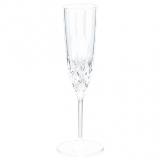 Image sur COCKTAIL - CRYSTAL LOOK CHAMPAGNE FLUTES - CLEAR