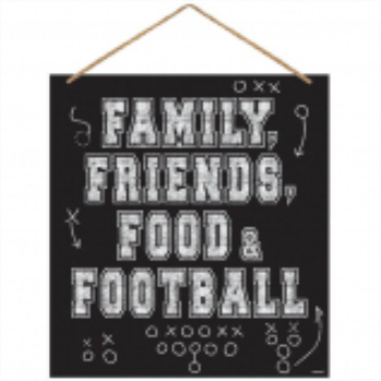 Image de FOOTBALL WALL SIGN WITH ROPE HANGER