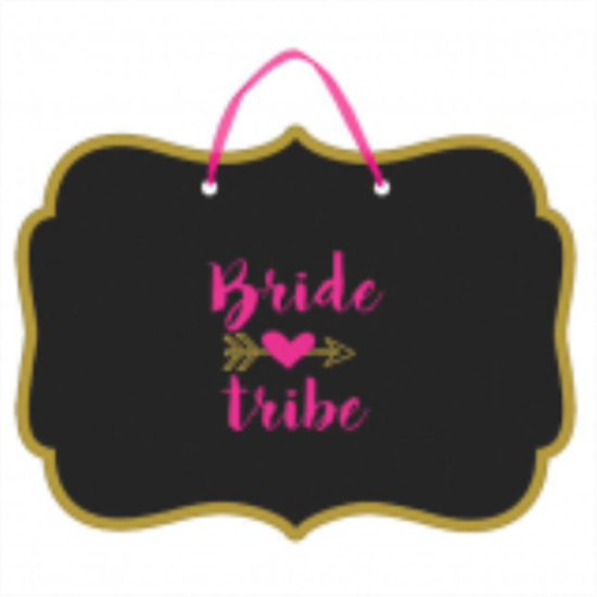Image sur BRIDE TRIBE CHALKBOARD SIGN