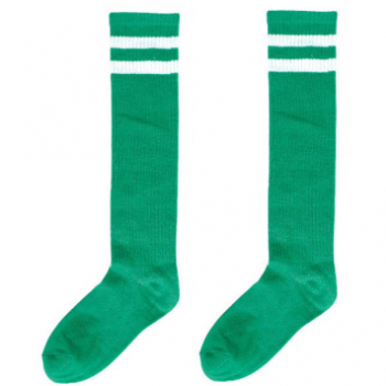 Picture of GREEN STRIPE KNEE SOCKS