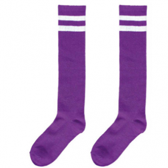 Picture of PURPLE STRIPE KNEE SOCKS