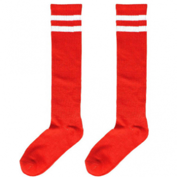 Picture of RED STRIPE KNEE SOCKS