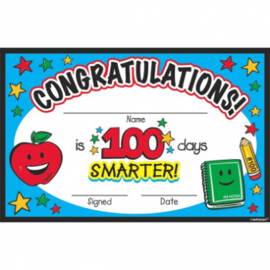 Image sur 100TH DAY OF SCHOOL CERTIFICATE PACK 36CT