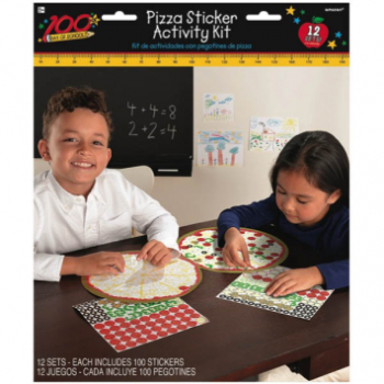 Image de 100TH DAY OF SCHOOL PIZZA STICKER ACTIVITY BOOK