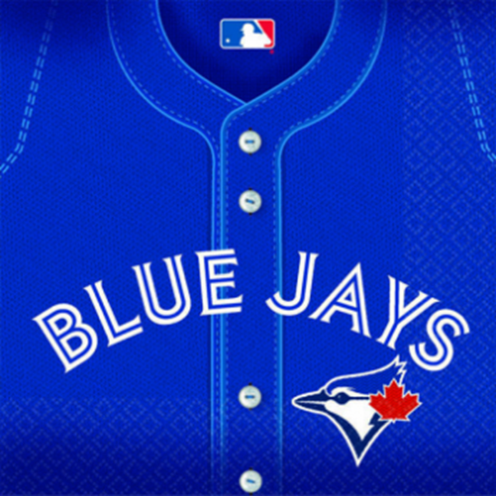 Image sur BASEBALL - TORONTO BLUE JAYS LUNCHEON NAPKINS