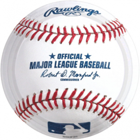 Image sur BASEBALL 7" ROUND PLATE