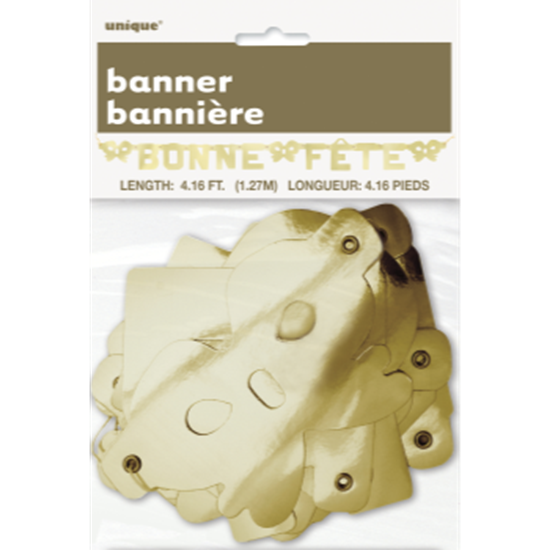Picture of BONNE FÊTE BANNIÈRE OR