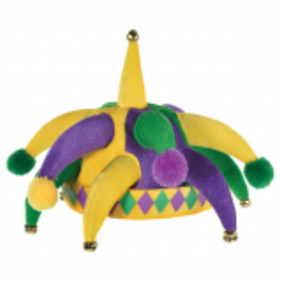 Image sur MARDI GRAS SPIKE PLUSH  JESTER HAT