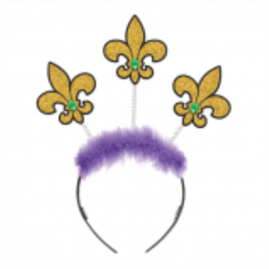 Image sur TRIPLE FLEUR DE LIS HEADBAND