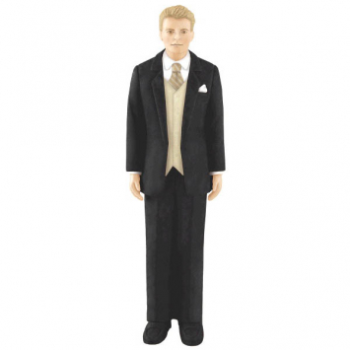 Image de BLONDE HAIR GROOM CAKE TOPPER
