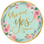 Image de MINT TO BE 7" METALLIC PLATES - 8CT - SHE SAID YES