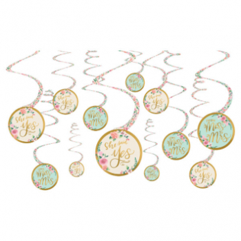 Image de MINT TO BE SWIRL DECORATIONS