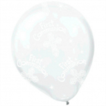 Picture of 11" LATEX BALLOONS - COMMUNION CLEAR