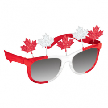 Image de CANADA DAY MAPLE LEAF GLASSES