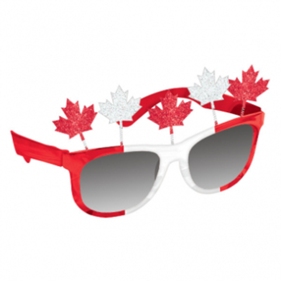 Picture of CANADA DAY MAPLE LEAF GLASSES
