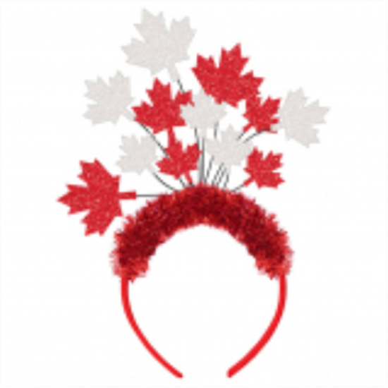 Image sur CANADA DAY MAPLE LEAF SPRAY HEADBAND