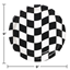 Picture of CHECKERED BLACK AND WHITE 9" PLATES