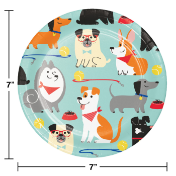 Picture of DOG PARTY - 7" PLATES