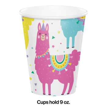 Picture of LLAMA PARTY - 9oz CUPS