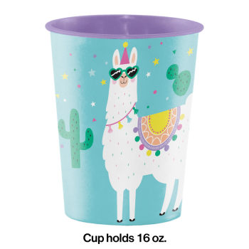 Picture of LLAMA PARTY - 16oz PLASTIC CUP