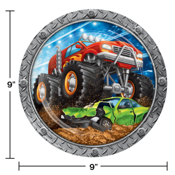 Image de MONSTER TRUCK RALLY - 9" PLATES