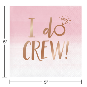 Image de I DO CREW BEVERAGE NAPKINS
