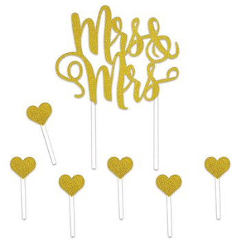Image de MRS & MRS CAKE TOPPER